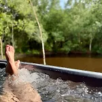 Schlaffass Natursee-chalet Mit Sanitaerfass,hot Tub,sauna,jacuzzi,angeln Twist