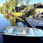 Schlaffass Natursee-chalet Mit Sanitaerfass,hot Tub,sauna,jacuzzi,angeln Twist