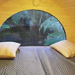 Campismo de Luxo Schlaffass Natursee-chalet Mit Sanitaerfass,hot Tub,sauna,jacuzzi,angeln