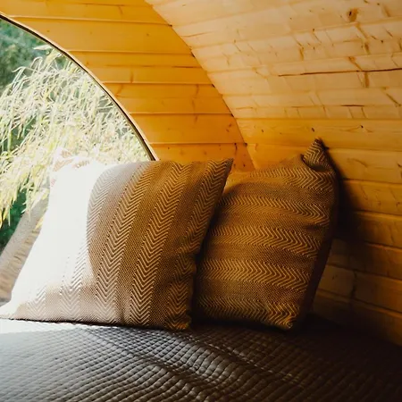 Schlaffass Natursee-chalet Mit Sanitaerfass,hot Tub,sauna,jacuzzi,angeln