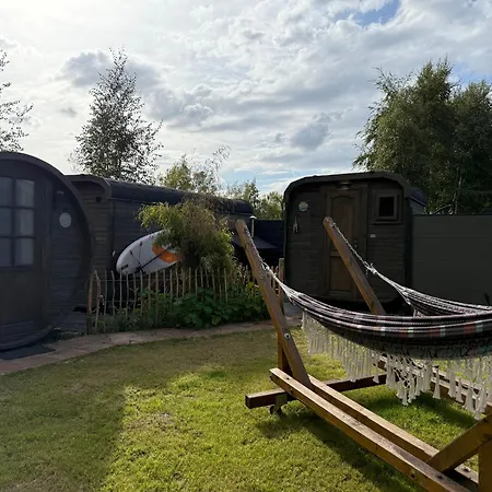 Schlaffass Natursee-chalet Mit Sanitaerfass,hot Tub,sauna,jacuzzi,angeln Twist