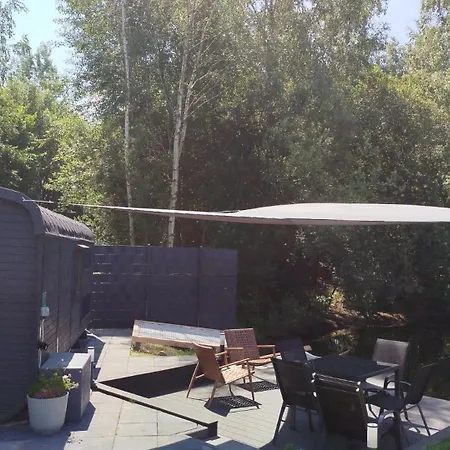 Schlaffass Natursee-chalet Mit Sanitaerfass,hot Tub,sauna,jacuzzi,angeln