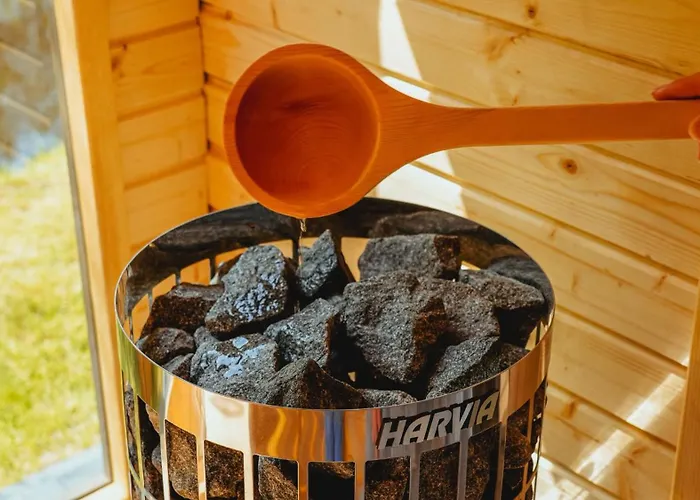 Schlaffass Natursee-chalet Mit Sanitaerfass,hot Tub,sauna,jacuzzi,angeln Twist