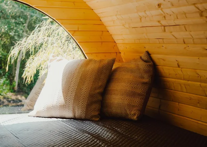 Schlaffass Natursee-chalet Mit Sanitaerfass,hot Tub,sauna,jacuzzi,angeln