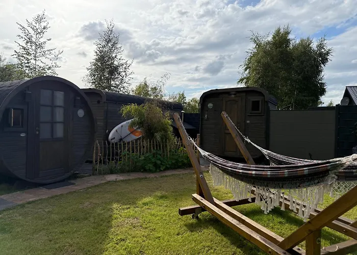 Schlaffass Natursee-chalet Mit Sanitaerfass,hot Tub,sauna,jacuzzi,angeln Twist