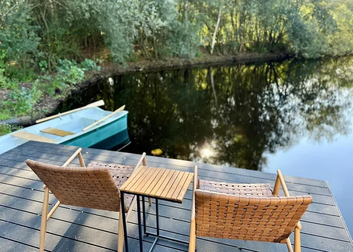 Schlaffass Natursee-chalet Mit Sanitaerfass,hot Tub,sauna,jacuzzi,angeln *